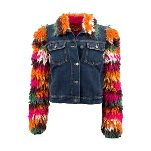 Dior Colorful wool-sleeved jacket
